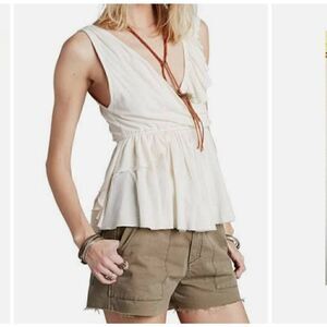 NWT Free People Float Away Asymmetrical Tank Top